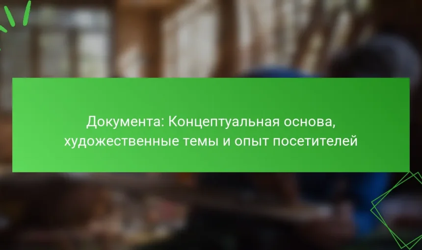 Документа: Концептуальная основа, художественные темы и опыт посетителей